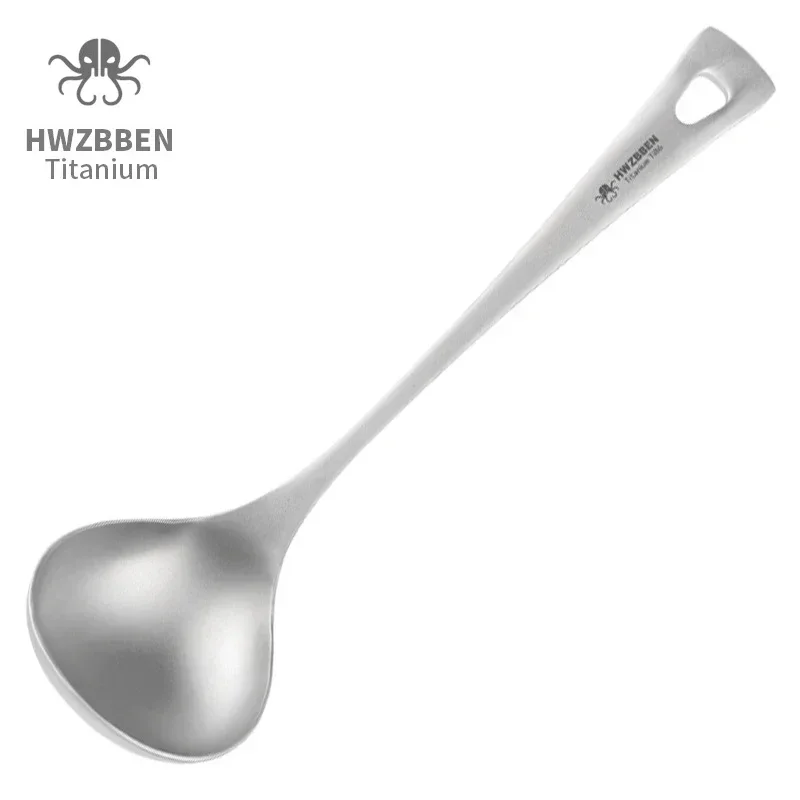 Outdoor Camping Dining Set - HWZBBEN cucchiai da minestra in titanio