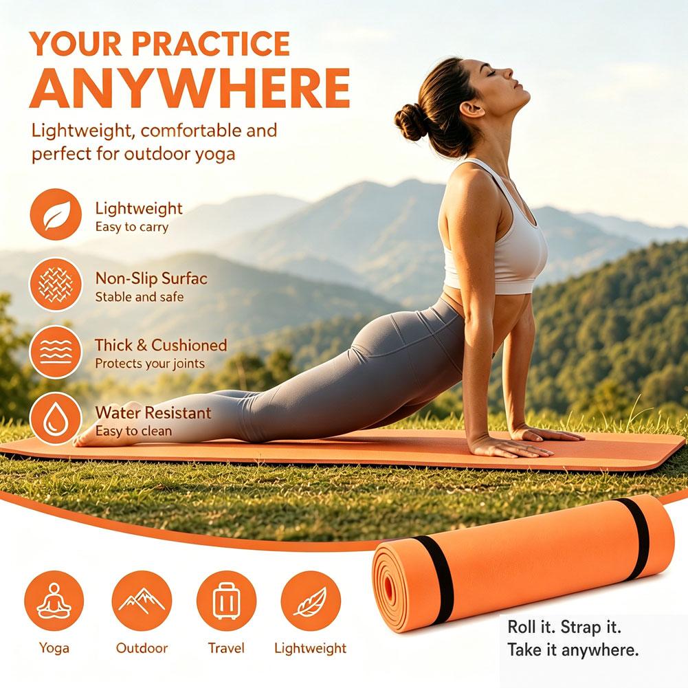 Outdoor Camping Rugs - Tappetino da yoga in EVA antiscivolo,