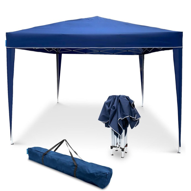 Outdoor Camping Exhibition - Gazebo pieghevole portatile 3x3m con quattro