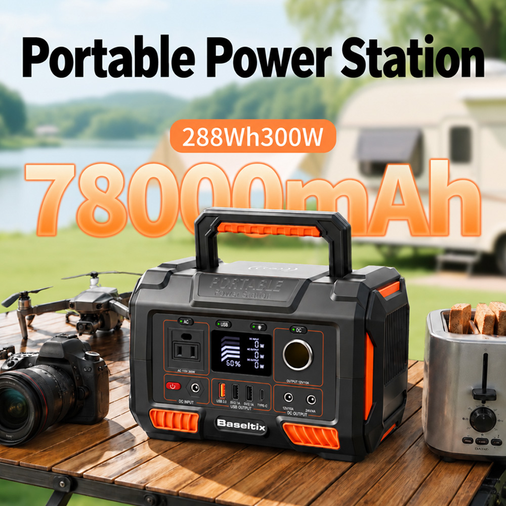 Outdoor Camping Usa - Stazione di alimentazione portatile da 78000