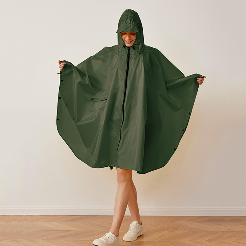 Camping Rain Poncho - Impermeabile traspirante da donna Cappotto antipioggia