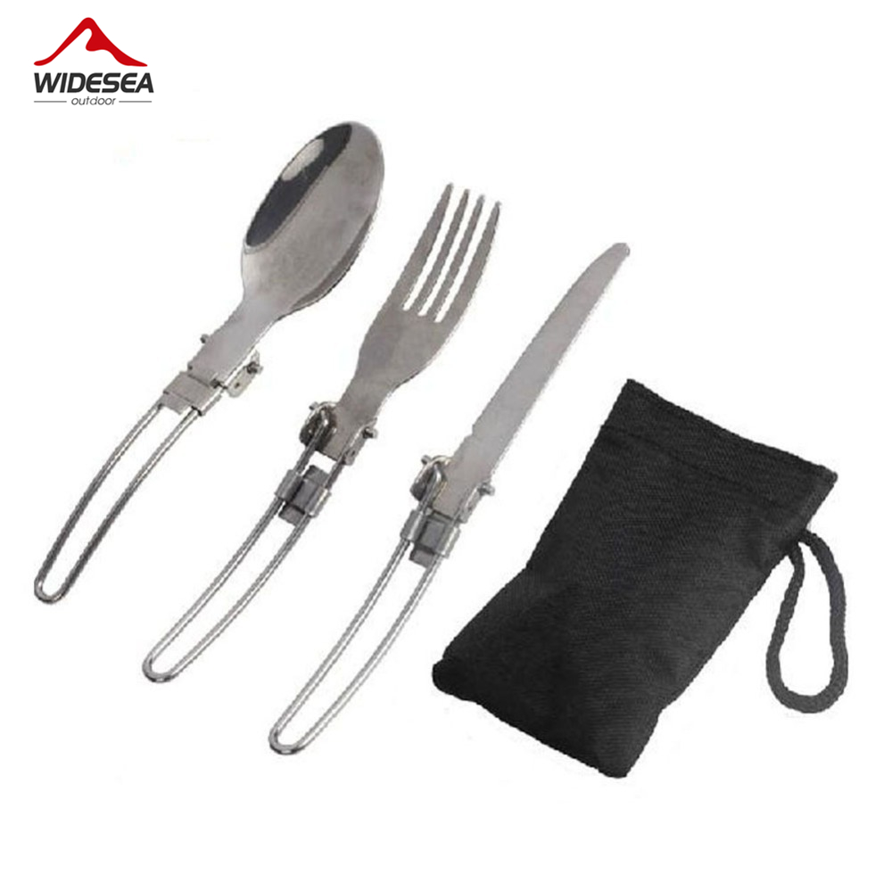 Outdoor Camping Dining Set - 3 pezzi 1 set portatile campeggio