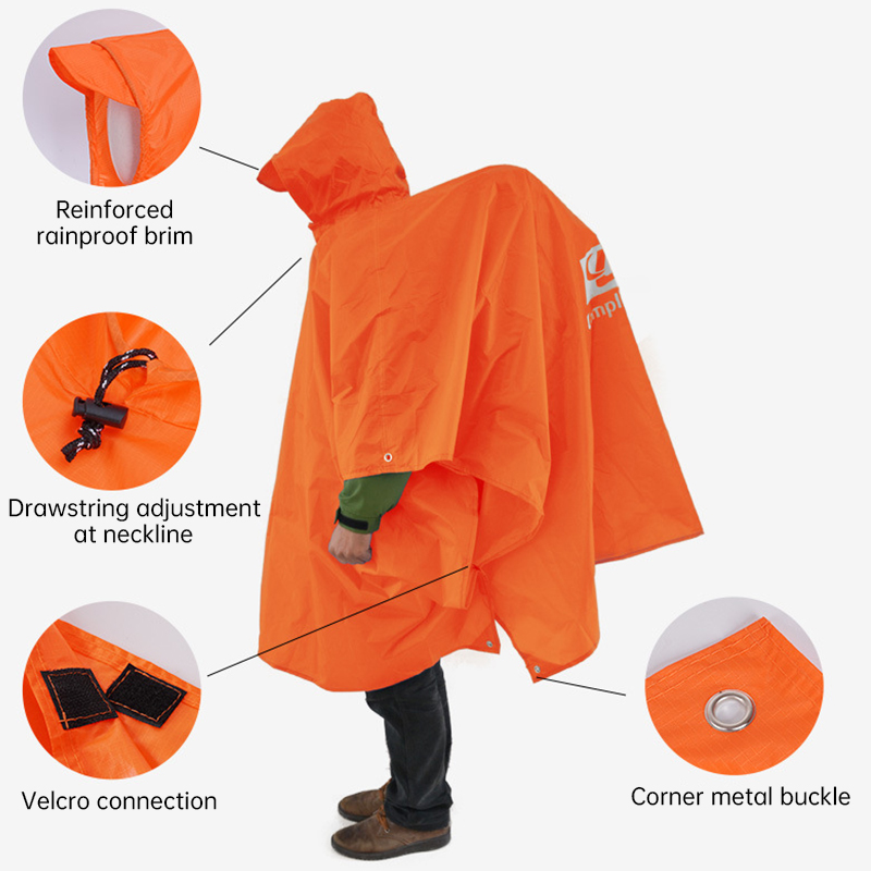 Impermeabile 3 in 1, leggero,  - Camping Rain Poncho recensione e prezzo