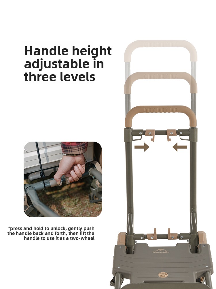 Carrello Pieghevole 2-in-1 Nat - Outdoor Camping Trolley recensione e prezzo
