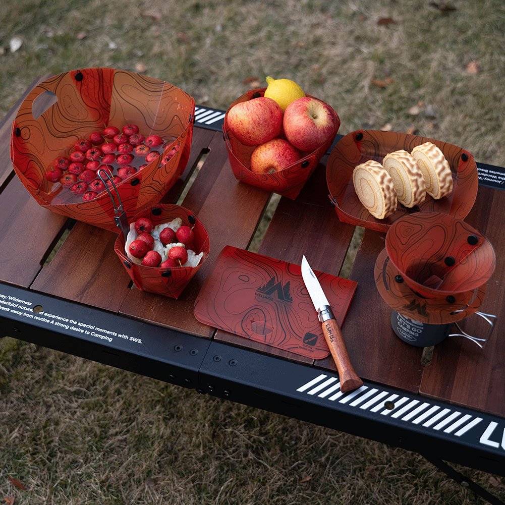 Set di Stoviglie Pieghevoli Le - Outdoor Camping Dining Set recensione e prezzo