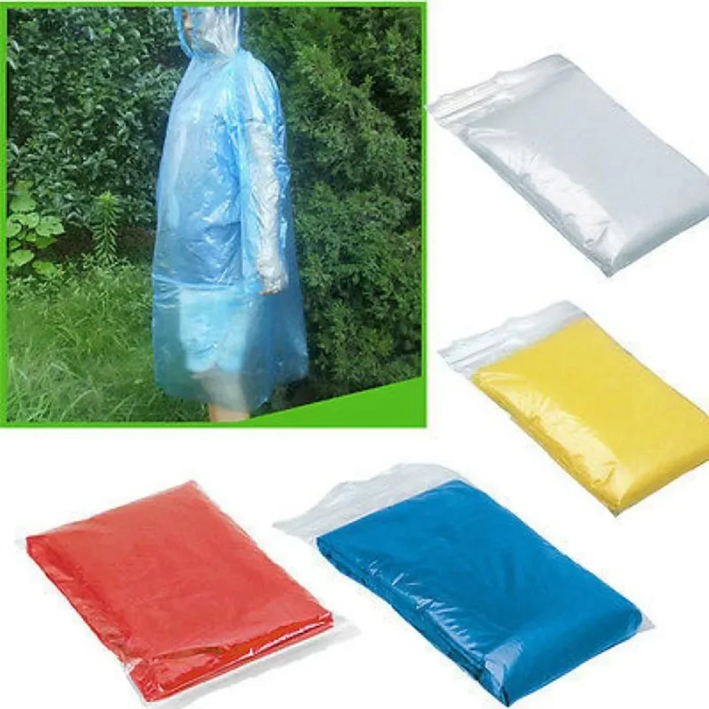 5/10PC Impermeabile Usa E Gett - Camping Rain Poncho recensione e prezzo