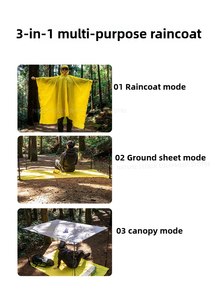 15D/210T Impermeabile Impermea - Camping Rain Poncho recensione e prezzo